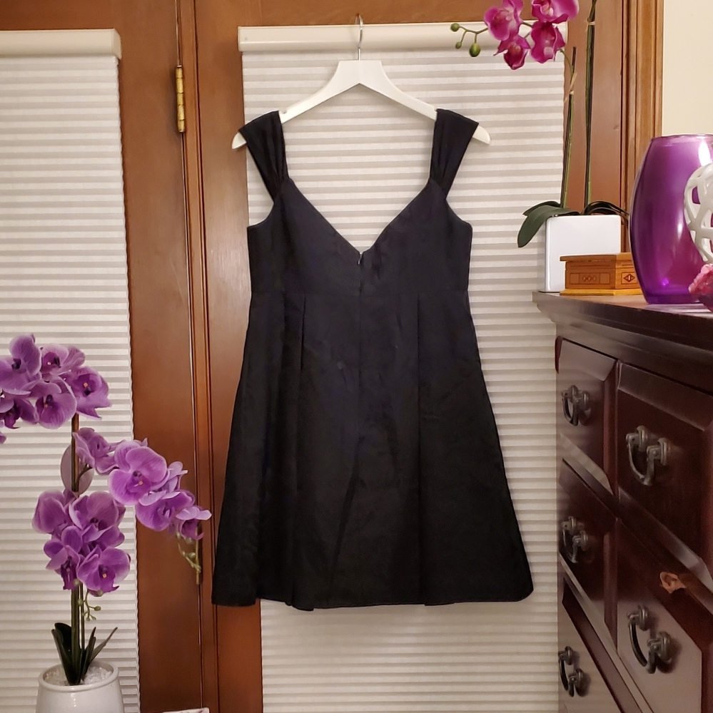 COPY - Milly Black Patterned Dress - Picture 2 of 3